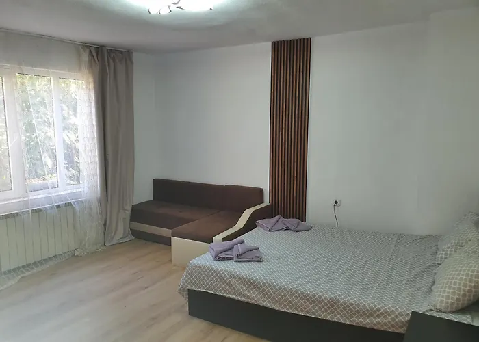 Апартамент тих двустаен самостоятелен с двор,до площада на *